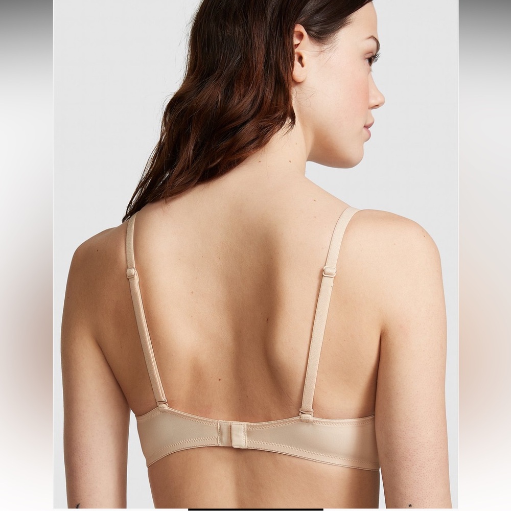 PINK Victoria’s Secret Wear Everywhere Lightly Lined T-Shirt Bra Marzipan 34A - Picture 12 of 13